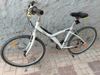 Bicicleta B'Twin Decathlon Blanca