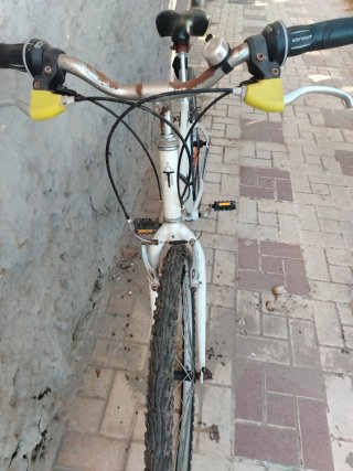 Bicicleta B'Twin Decathlon Blanca