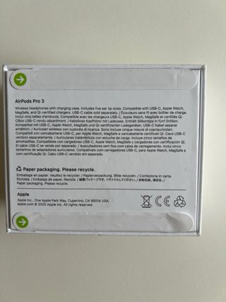 NUEVOS-Precio final. Airpods Pro 3ª Gen (2026)