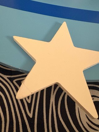 Lámpara infantil planeta azul y estrellas