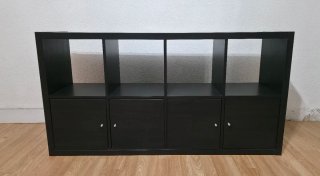 Mueble tv negro