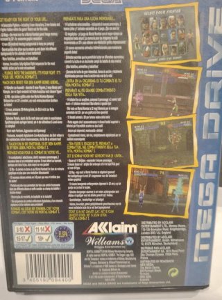 Mortal Kombat 3 Sega Mega Drive