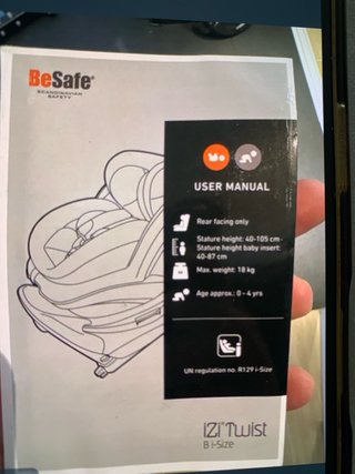 Silla Coche BeSafe 0-4 años