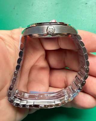 Omega Railmaster Reloj Negro y Plateado