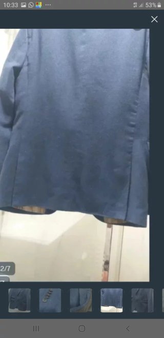 Americana Angelo Litrico azul hombre