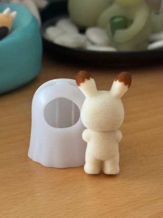 Conejo Fantasma Sylvanian Families Terciopelo