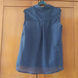 Camiseta sin mangas azul marino Stradivarius