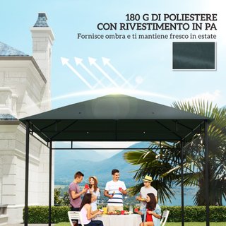 Tetto di Ricambio per Gazebo 3x3 m in Poliestere G