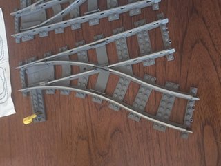 Lego 4531 Vía Manual Switching Track