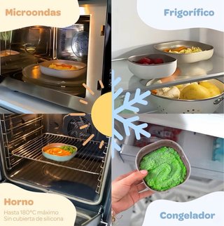 Béaba Set Comida Bebé Inox 3 Piezas