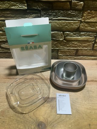 Béaba Set Comida Bebé Inox 3 Piezas