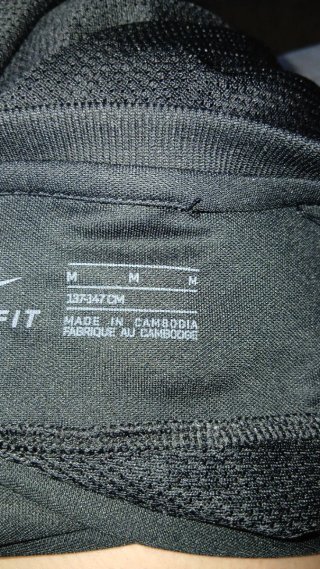 Camiseta Nike Negra Dri-FIT Talla M