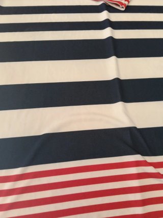 Vestido Stg Nautic Rayas Azul Blanco