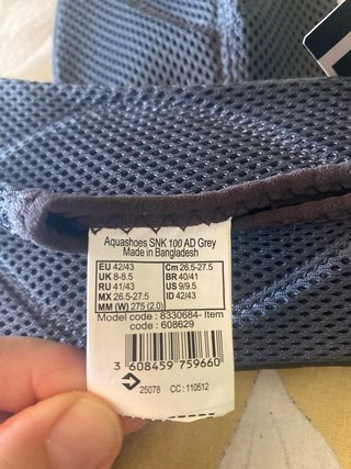 Scarpe da mare uomo/donna taglia 42/43