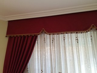 Cortinas de tela para salón o dormitorio
