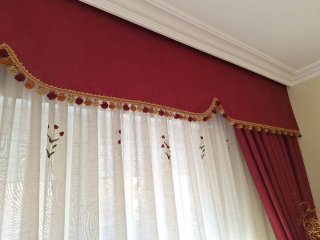 Cortinas de tela para salón o dormitorio