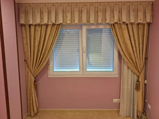 Cortinas de tela para salón o dormitorio