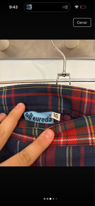 Falda Casvi Boadilla Uniforme Chica.