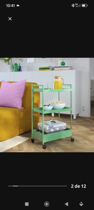 Carrito IKEA NISSAFORS verde