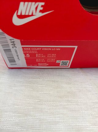Nike Court Vision Lo Mujer Talla 37.5