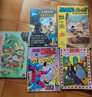 Tebeos, comics y libros
