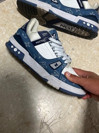 Zapatos Louis Vuitton Azules y Blancos