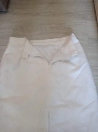 Falda blanca mujer talla 50