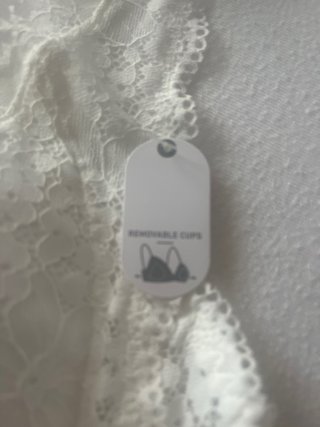 Sujetador Woman Secret Talla XL Blanco Encaje
