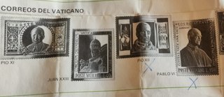 Sellos Vaticano Plata Pura Lote2