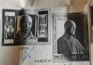 Sellos Vaticano Plata Pura Lote2
