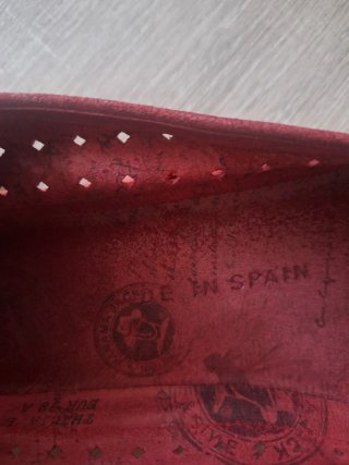 Bailarinas Piel Panama Jack Talla 38 Rojas