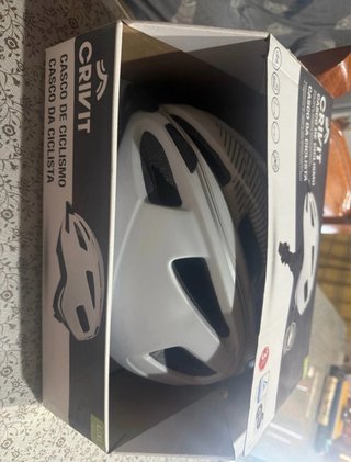 Casco Ciclismo Talla L/XL Blanco sin estrenar