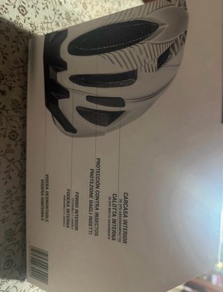 Casco Ciclismo Talla L/XL Blanco sin estrenar