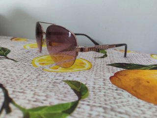 Occhiali da sole donna oro rosa