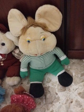 Peluche 4 pezzi