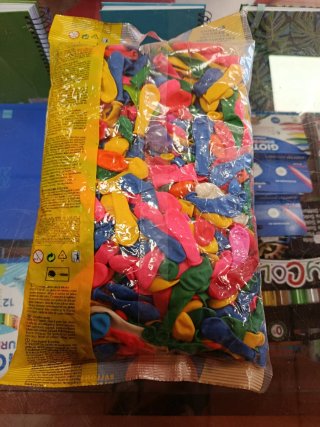 Bolsas de globos de colores