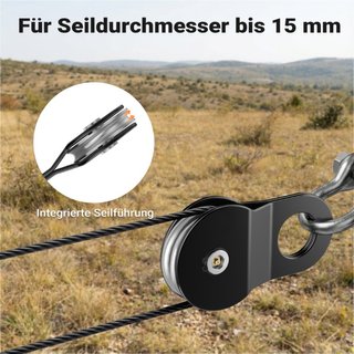 Carrucola de referencia para 10T winch para el hog