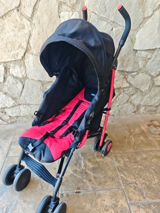 Silla de paseo Chicco roja y negra