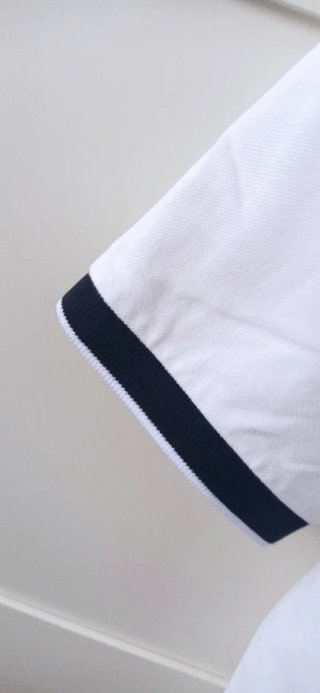 Polo Zara Blanco Talla S