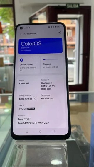 Oppo Find X3 Lite 5G Negro