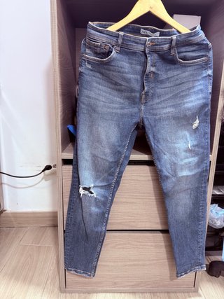 Tejanos Zara Azules Rotos