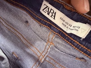 Tejanos Zara Azules Rotos