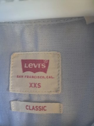 Camisa Levi's manga larga azul