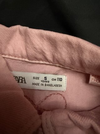 Vestido Zara niña rosa