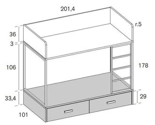LITERA JUVENIL 90×190 RMBO
