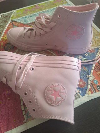 Zapatillas Converse Altas Rosas nuevas