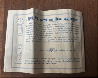 Vaciador Cava/Champagne Vintage INDUS (1928)