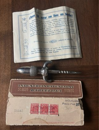 Vaciador Cava/Champagne Vintage INDUS (1928)