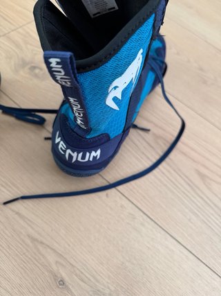 Botas de Boxeo Venum Top Rank Azul