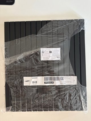 Bandeja reposabrazos Ikea negra RODEBY